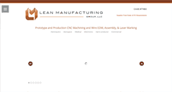 Desktop Screenshot of leanmanufacturinggroup.com